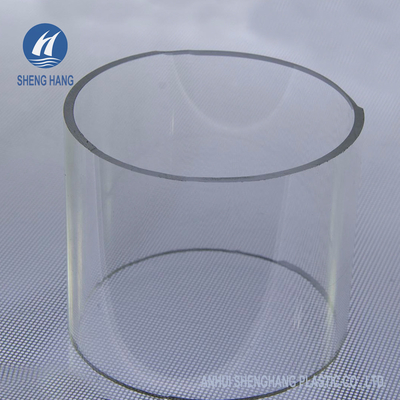 PMMA Plexiglass कास्ट ऐक्रेलिक ट्यूब पारदर्शी 100 मिमी एंटीवियर