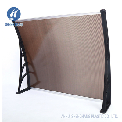 OEM आउटडोर पॉली कार्बोनेट Awnings प्लास्टिक ब्रैकेट